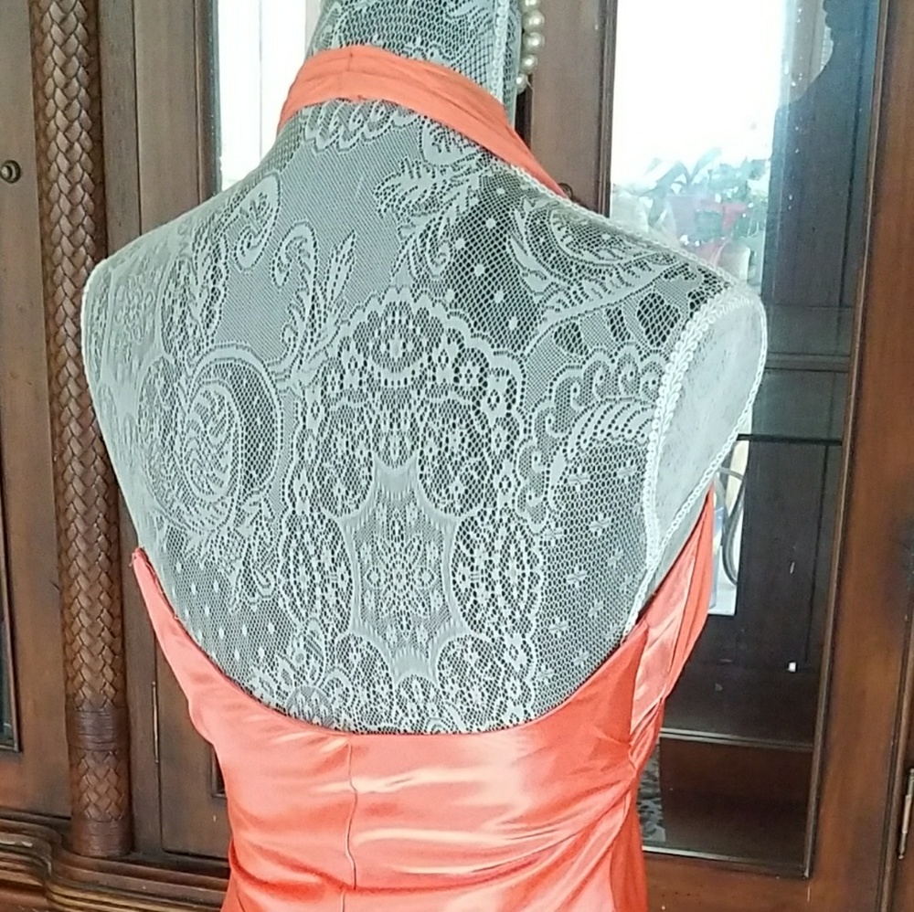 EUC CACHE CoralHalterDress🌹 - Picture 6 of 7